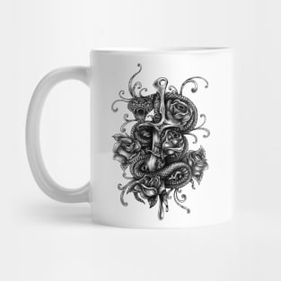 Snake drawing Mug